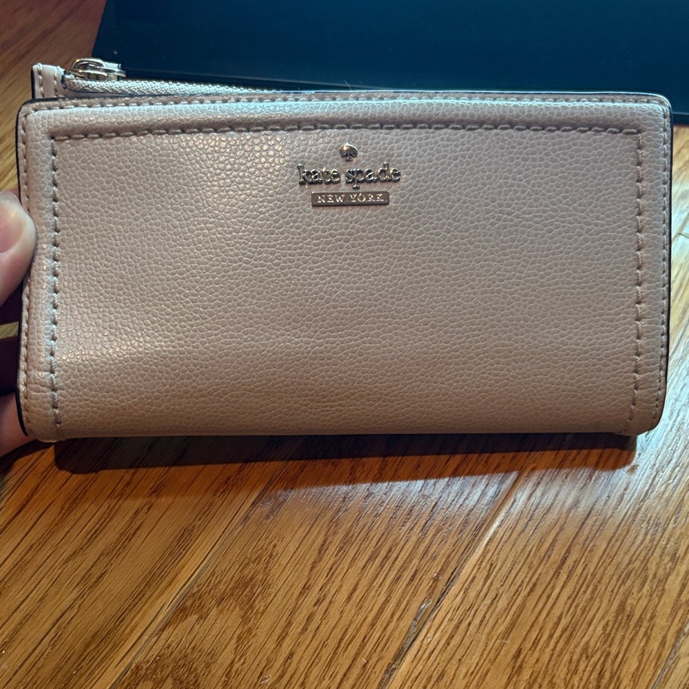 Kate Spade Taupe Leather Wallet